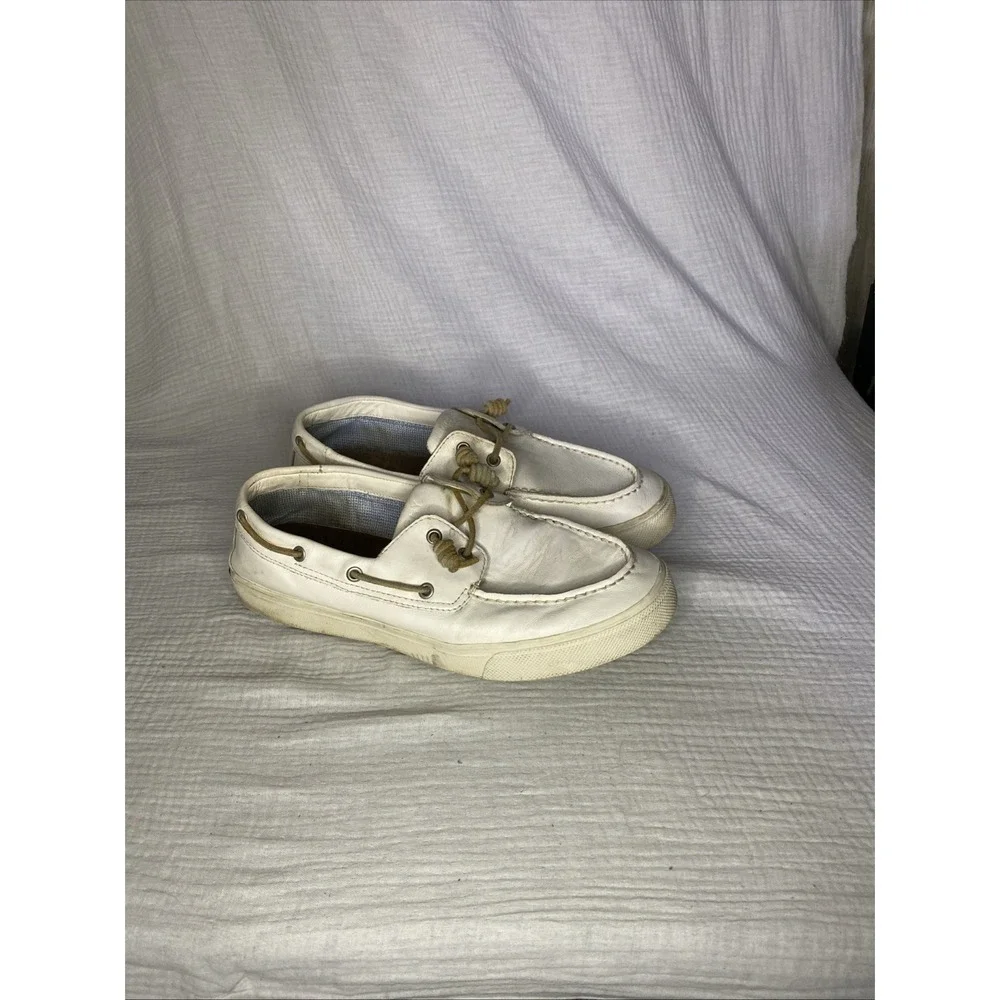 Sperry mens Bahama Boat Shoe, Snow White White 10.5